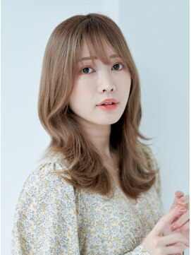 フォルテミラ(FORTE MILA) 韓国前髪顔まわり×ショコラアッシュふんわりカール【髪質改善】