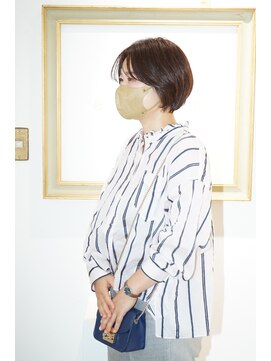 エマ(emma) シースルーバング　ショートボブ