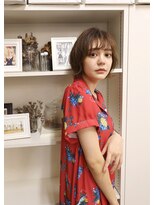 オペラ 調布店(OPERA by BALLEThair)&nbsp;OPERA調布＊ホワイトベージュボブ_外ハネボブセクションカラー