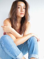 ソヨン さいたま新都心店(SOYON)&nbsp;マロンベージュ　アップバング　ラフウェーブ