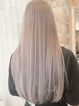 リード バイ ラグーン(LEAD by LAGOON) ラベンダーミルクティーグレージュケアブリーチバレイヤージュ