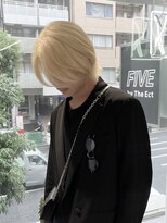 ファイブバイジエクト 堀江(FIVE by The Ect) 抜きっぱなし　ブロンドヘア　金髪　韓国ヘア　メンズアイドル