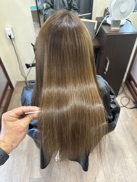 ライフ 四条畷店(Lyfe) 髪質改善酸性ストレート_髪質改善カラーシルキーベージュ377