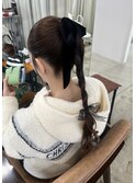 【kiho】ponytail arrange