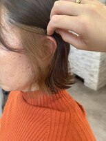アウラヘアーサロン(aura hair salon)&nbsp;イヤリングカラー×ナチュラルベージュ