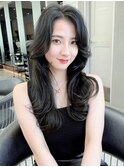 韓国風レイヤーカット×イノアカラー☆エアリーロング[大宮]