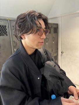 ナループロアツム(Nalu pu loa Tsum) メンズヘア/くせ毛/ツーブロック/センターパート