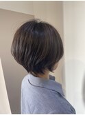 大人かわいいショートボブ