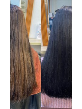 ジパング 押上店(Zipangu) 毛先整えカット＋カラー