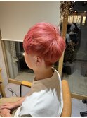 ピンク/ブリーチ/派手髪