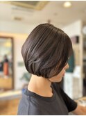 大人ショートボブ