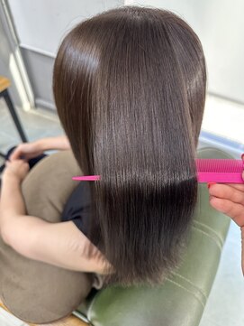 ヘアーアンドビューティーザ エフ(Hair Beauty the F) ＊艶髪_ダークブラウン_髪質改善カラー_m106