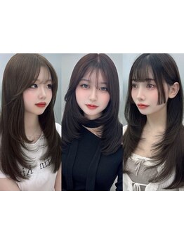 韓国風ワンホンなど顔周りのカットは[natsuu]にお任せ♪あなたに似合う"レイヤーカット"で小顔魅せも◎