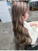 ベージュ系 ハイライト× ローライト Style.