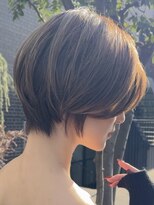 ソワネ 表参道(soigne)&nbsp;表参道大人ショートボブ顔周りレイヤーカットくびれショート40代