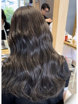 髪質改善グレージュカラー