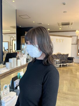 コワファースト 大分(COIFF1RST) ハイトーン！グレージュにインナーローライト