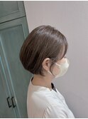 ショートボブ/丸みショート/髪質改善/白髪ぼかし/30代/40代/50代