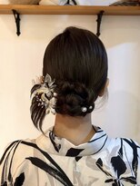 ガーランド (Garland) 【人気！】カチモリヘア 浴衣ヘア　結婚式 お呼ばれ まとめ髪