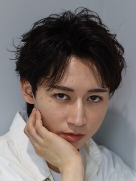 レクタ(RECTA) 【30代40代向け】大人ビジネスかきあげ清潔感ニュアンスパーマ