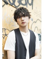 アジールヘア 所沢プロペ通り店(agir hair)&nbsp;小顔◎メンズツイスパ×マッシュ黒髪所沢