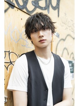 アジールヘア 所沢プロペ通り店(agir hair) 小顔◎メンズツイスパ×マッシュ黒髪所沢