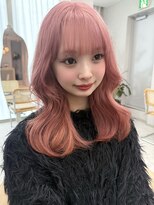 天神美容室&nbsp;【本松美咲】ハイトーンピンク