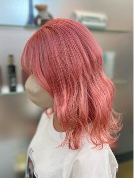 フェアレディ 烏山店(FAIRLADY) ペールピンク　ふんわりウェーブミディアム