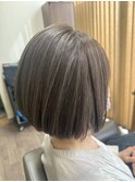 グレージュハイライト