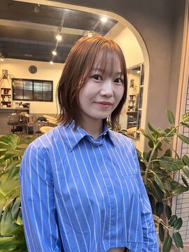 ドッグスター(dog star) くびれヘアミディアムレイヤーボブ 登戸/向ヶ丘遊園