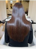 艶感◎ストレートロング縮毛矯正×美髪レイヤーカット
