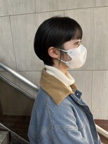 モア 下通店(MORE)&nbsp;ワイドバングのショートボブ