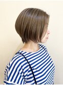 【morio成増/一戸】大人かわいいくびれ前下がりショートボブ