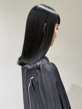 メゾンマイル 恵比寿(maison mile) 髪質改善/ストレート/艶髪/透明感/グレージュ/前髪/恵比寿駅