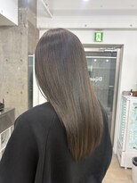 ディジョン 自由ヶ丘(Dijon)&nbsp;韓国顔まわりレイヤーカットグレージュオリーブベージュブラウン