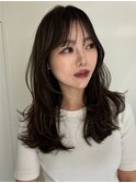 ハイライトバレイヤージュダブルカラーケアブリーチ20代30代