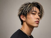 Hanon men's 大宮　メンズカット/メンズパーマ/ヘッドスパ【ハノンメンズ】の雰囲気（メンズハイライト×パーマ）
