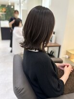 ルディー バイ ヘアーポケット(rudii by HAIR POCKET)&nbsp;ミディ×バイオレットブラウン