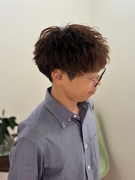 カミケンネオ(kamiken.neo) 波巻きスパイラルパーマ無造作ヘア【カミケンネオ/郡山市朝日】