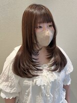 ベル 流山おおたかの森(BELLE)&nbsp;レイヤーカット×透明感たっぷりチョコレートブラウン
