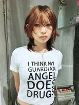 ノラ シブヤ(NORA)&nbsp;★平成ヘアハッシュカットウルフカットシャギーレイヤー茶髪