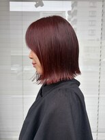 センカンドハウス(hair studio 2nd House) ブリーチなし、チェリー