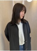 《yachida》レイヤーカット×オリーブベージュ