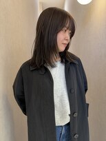 ネン(nen)&nbsp;《yachida》レイヤーカット×オリーブベージュ
