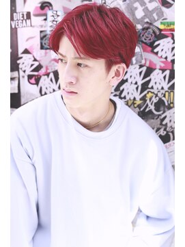 ネス(ness) [RIMMA]ディープレッド/センターパート/ネープレス