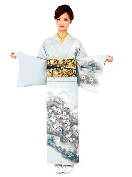 ゲッカビジン(GEKKABIJIN) レンタル訪問着AS53 34000円《東京着物レンタル六本木月下美人》