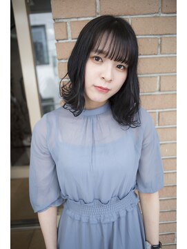 サロンドミルク 原宿(salon de MiLK) 【salon de MiLK 原宿】ふわふわウェーブ×透明感ダークベージュ