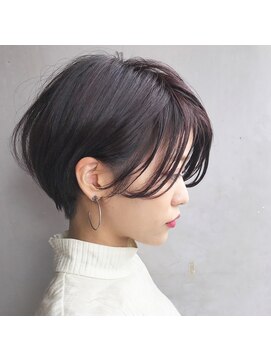 レンク(LENC) LENC.ハンサムショートヘア×小顔×ピンクバイオレット