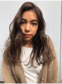 アッシュブラウンロング☆ゆるウェーブ