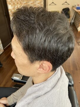 理容館 宇都宮 ナチュラル七三分け